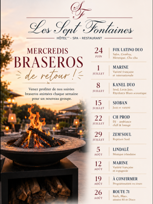 C'est le retour des Braséros!