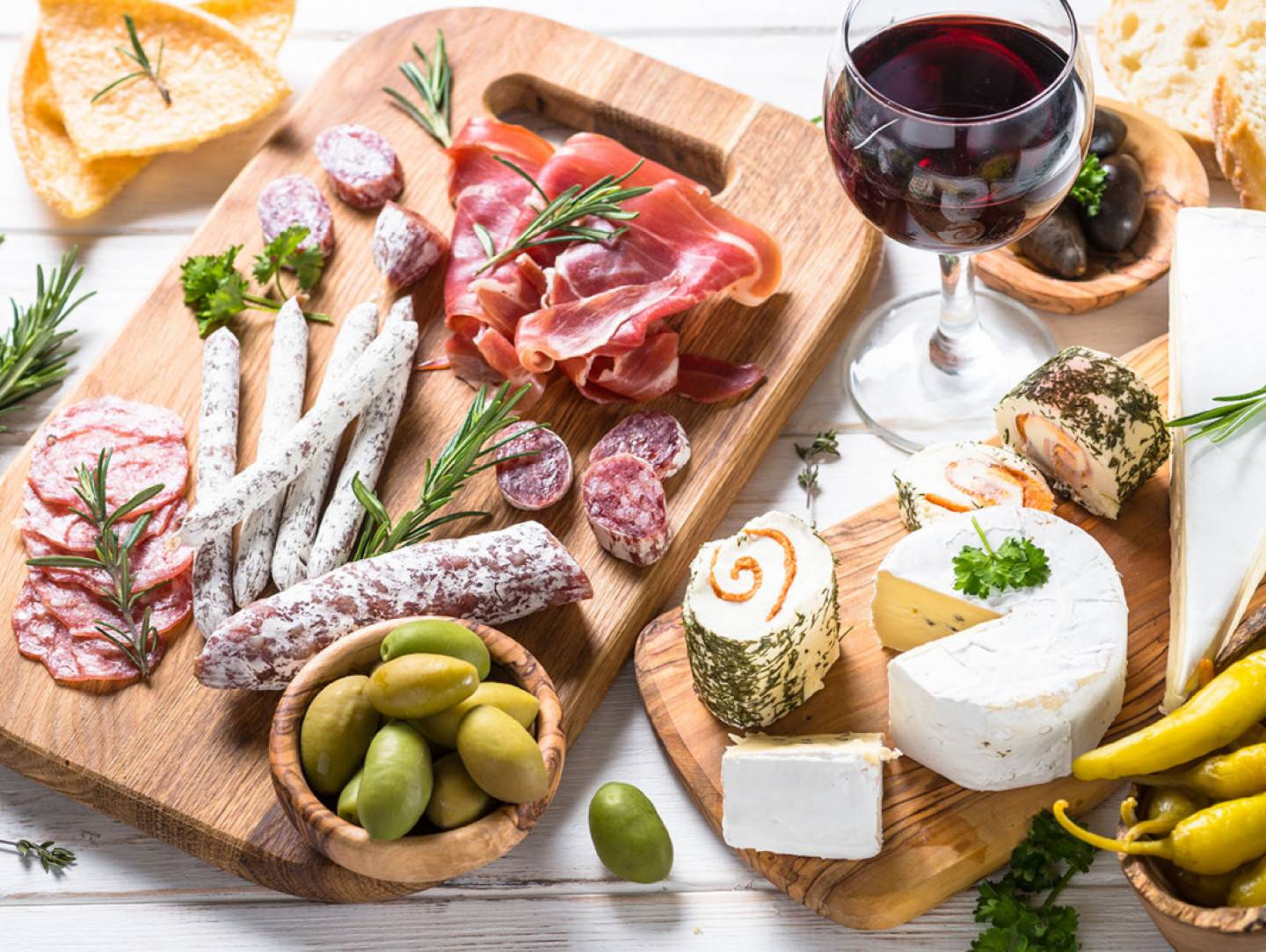 Hotel les Sept Fontaines-planche de charcuterie Hotel les Sept Fontaines-planche de charcuterie